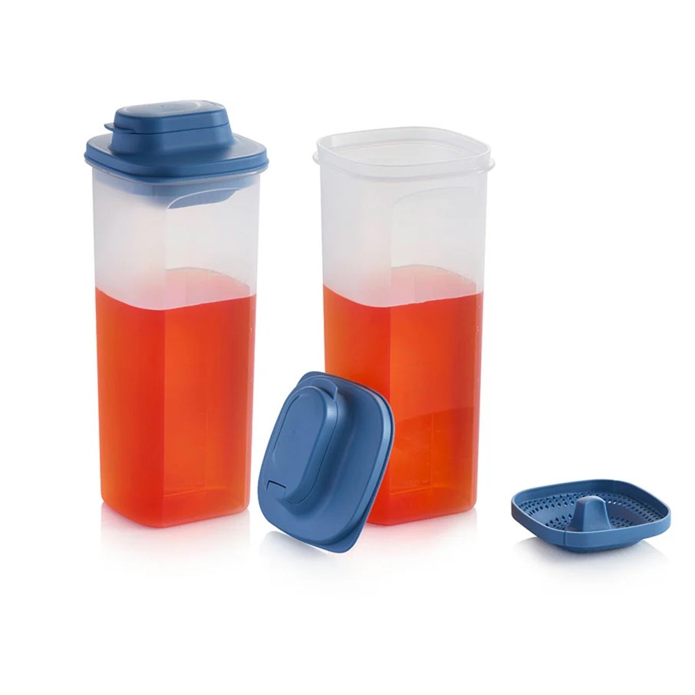 Tupperware Slim Line Pitcher with Strainer Set